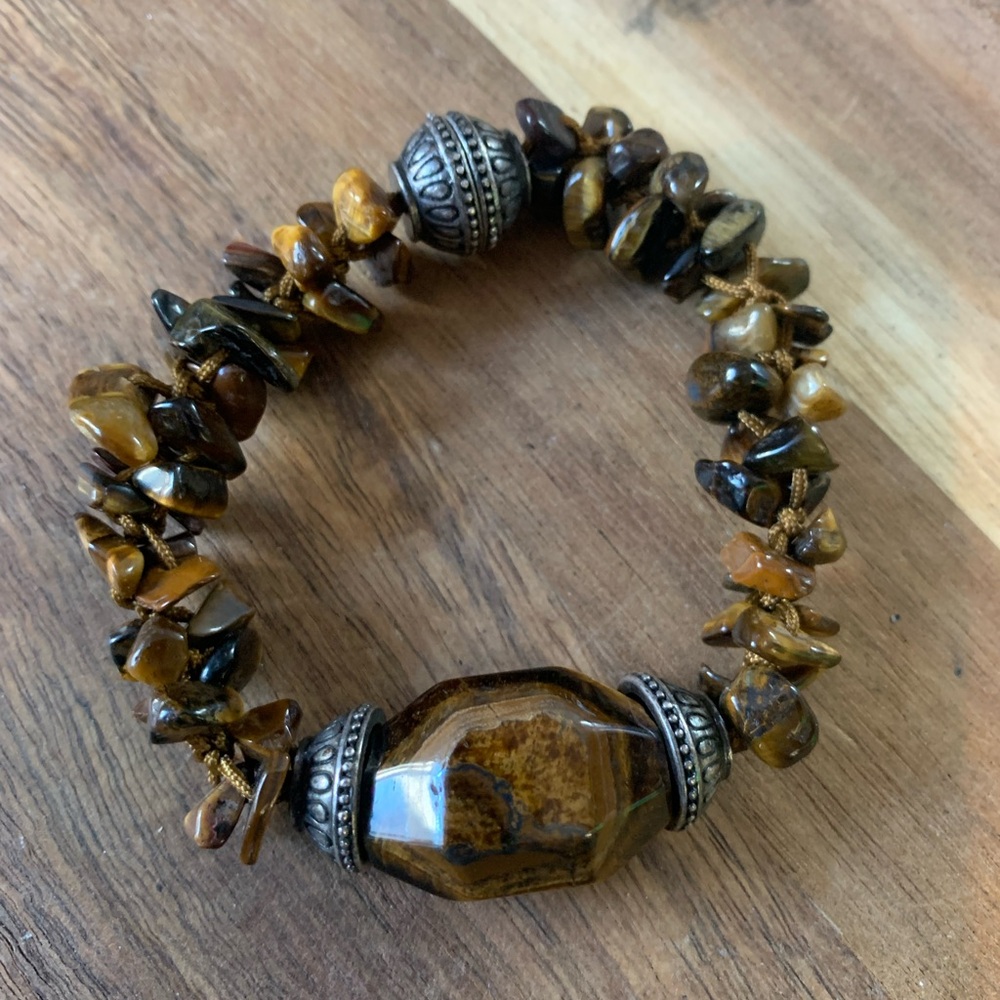 Tigers Eye Bracelet 6.5
